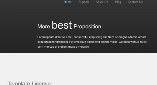 Шаблон для сайта