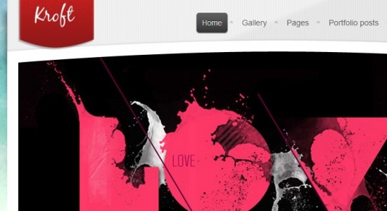 HTML5 шаблон Kroft