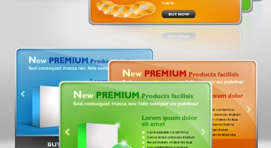 6 PSD исходников веб блоков