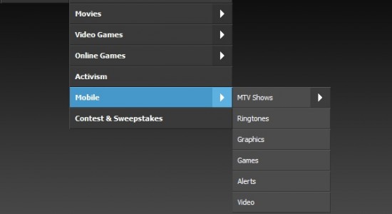 Несколько бесплатных решений навигации и меню с использованием JQuery и CSS3 для Ваших сайтов