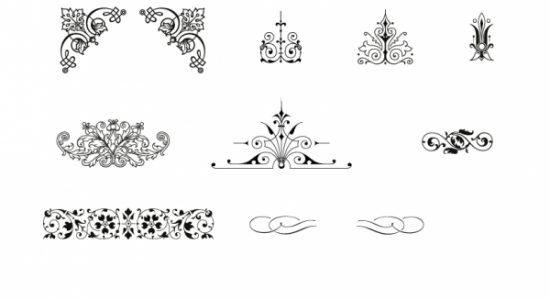 Скачать 100+ замечательных и бесплатных фигур орнаментов для Photoshop